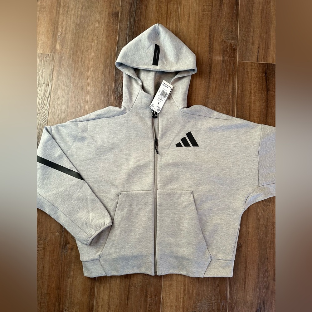 NWT adidas Z.N.E. FULL-ZIP HOODED TRACK JACKET and PANTS - Size L - Picture 2 of 8